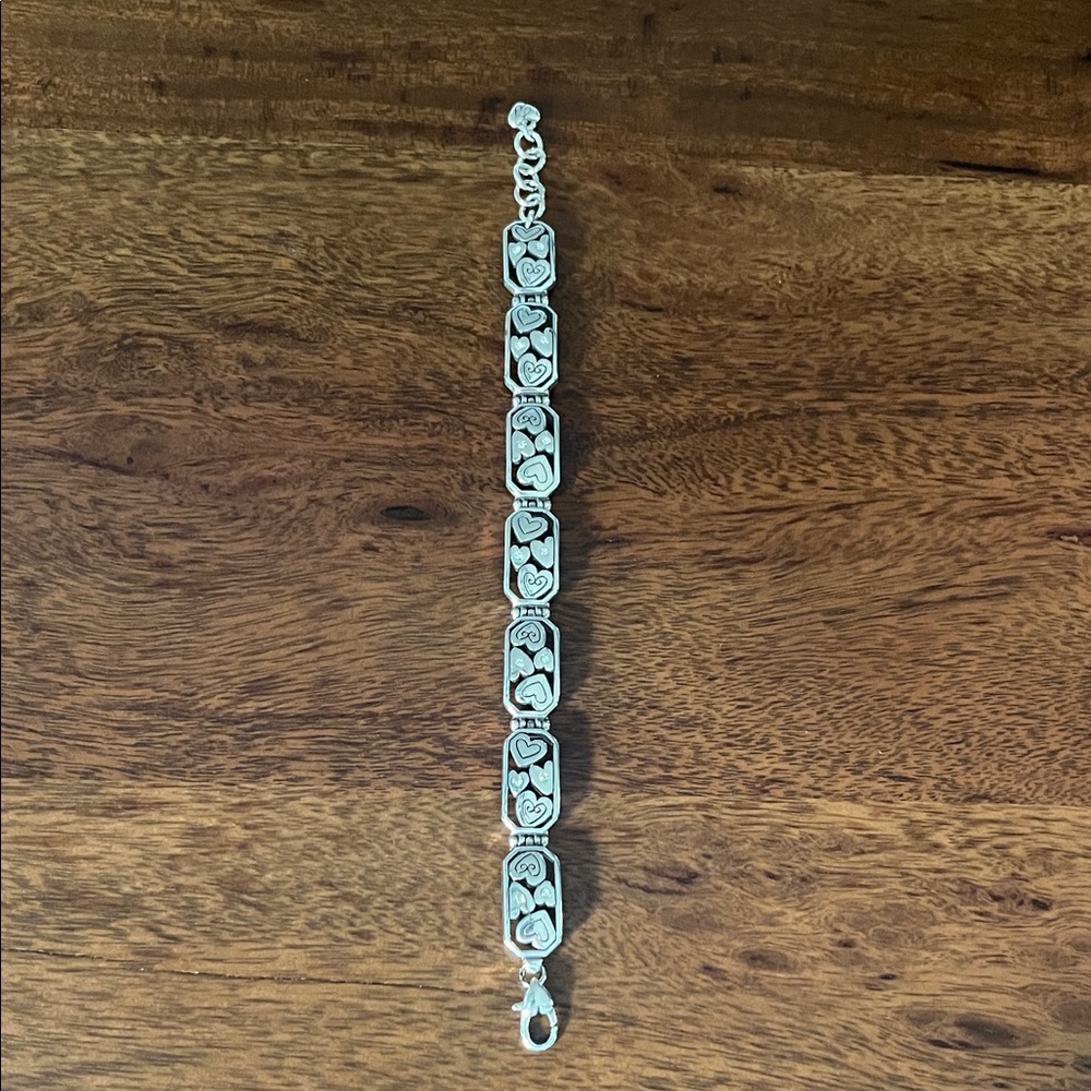 Brighton Silver Heart Bracelet